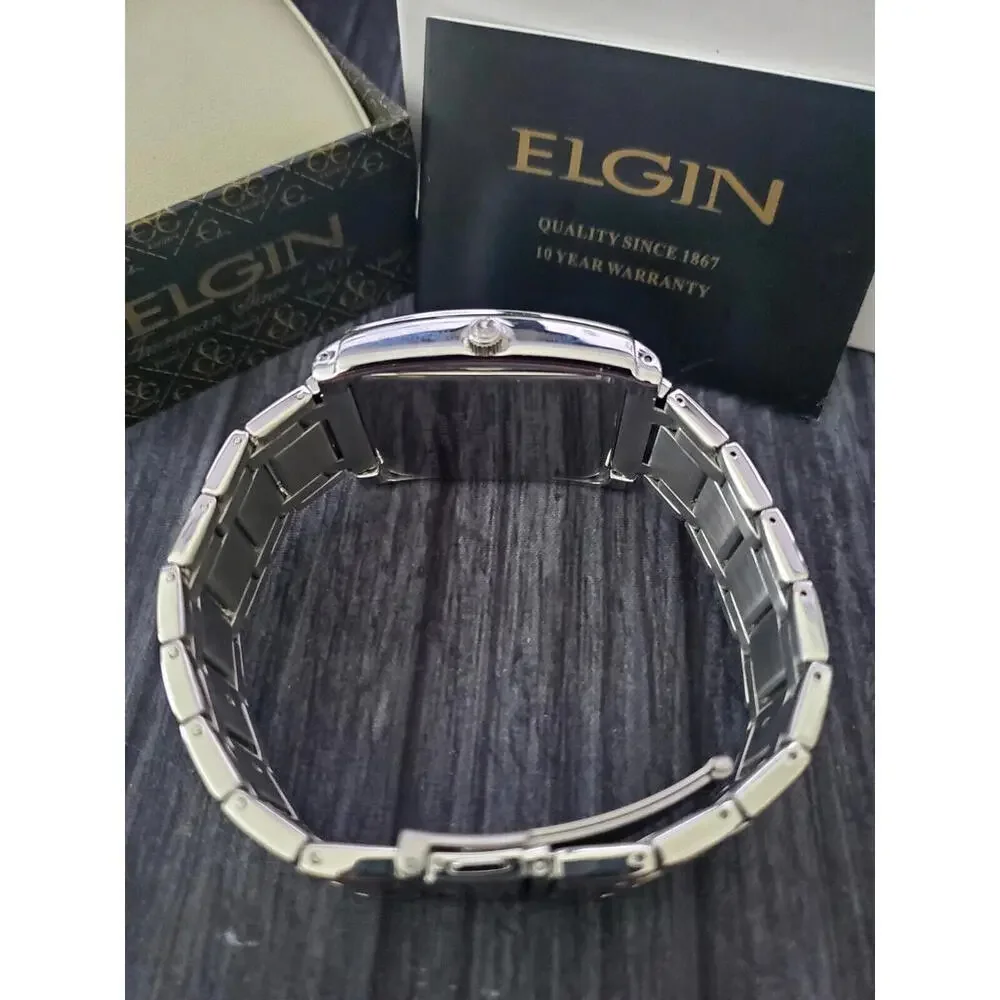 Rare Lord Elgin Gem Dial Mens Dress Watch New‎ In Box 45mm